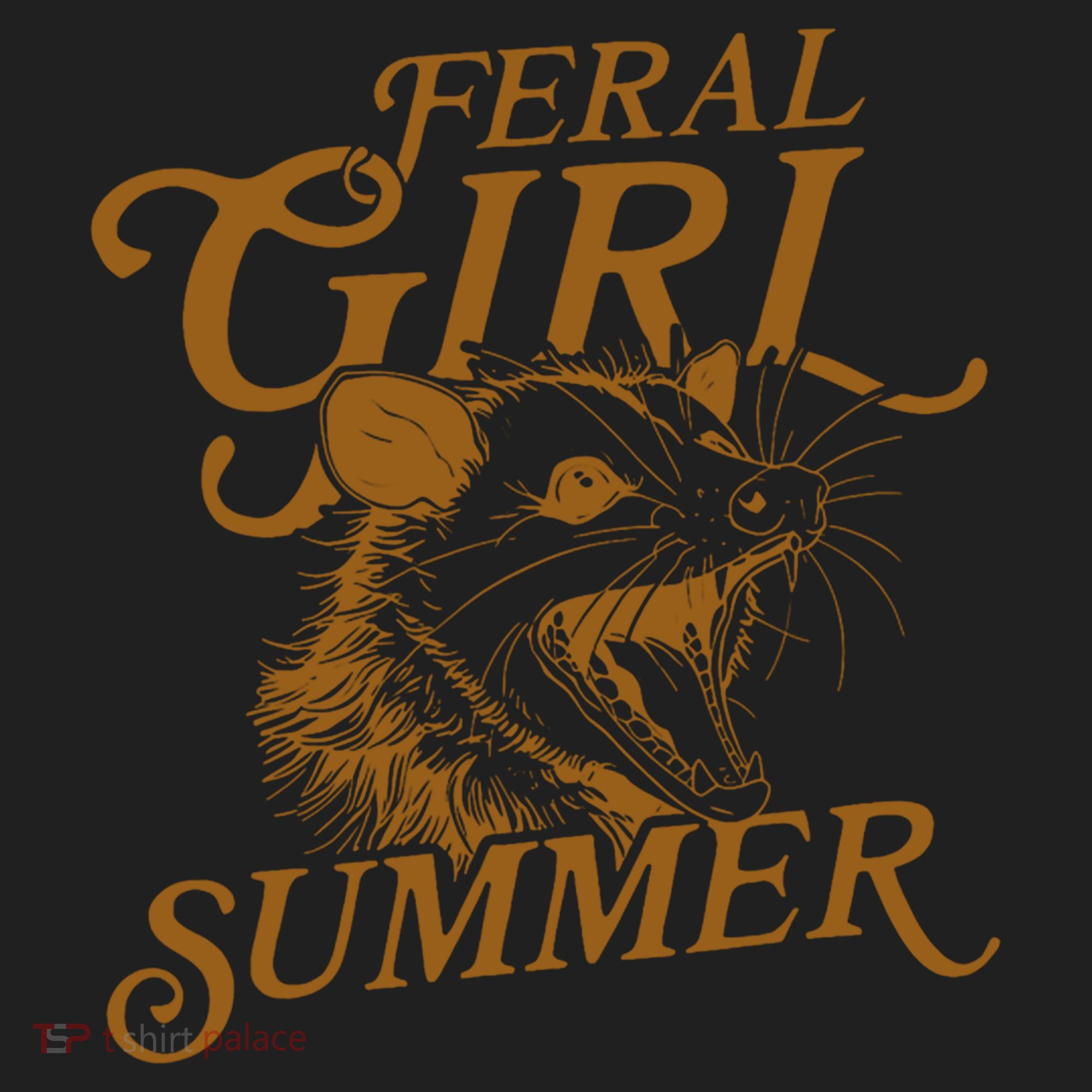 Feral Girl Summer Funny Hat