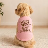 Feral Girl Summer Funny Doggie Tank thumb 2