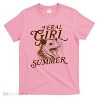 Feral Girl Summer Funny T-Shirt thumb 0