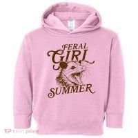 Feral Girl Summer Funny Toddler Hoodie thumb 0