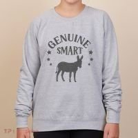 Funny Genuine Smart Ass Donkey Graphic Women's Sweatshirt thumb 0