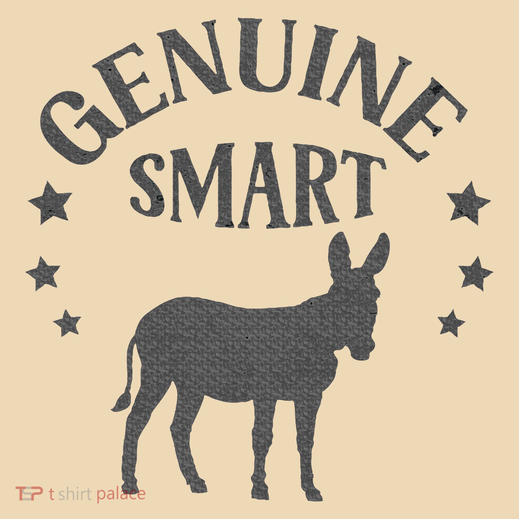 Funny Genuine Smart Ass Donkey Graphic Tote Bag