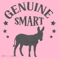 Funny Genuine Smart Ass Donkey Graphic Coaster thumb 2
