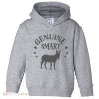 Funny Genuine Smart Ass Donkey Graphic Toddler Hoodie thumb 0