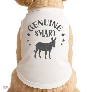 Funny Genuine Smart Ass Donkey Graphic Doggie Tank