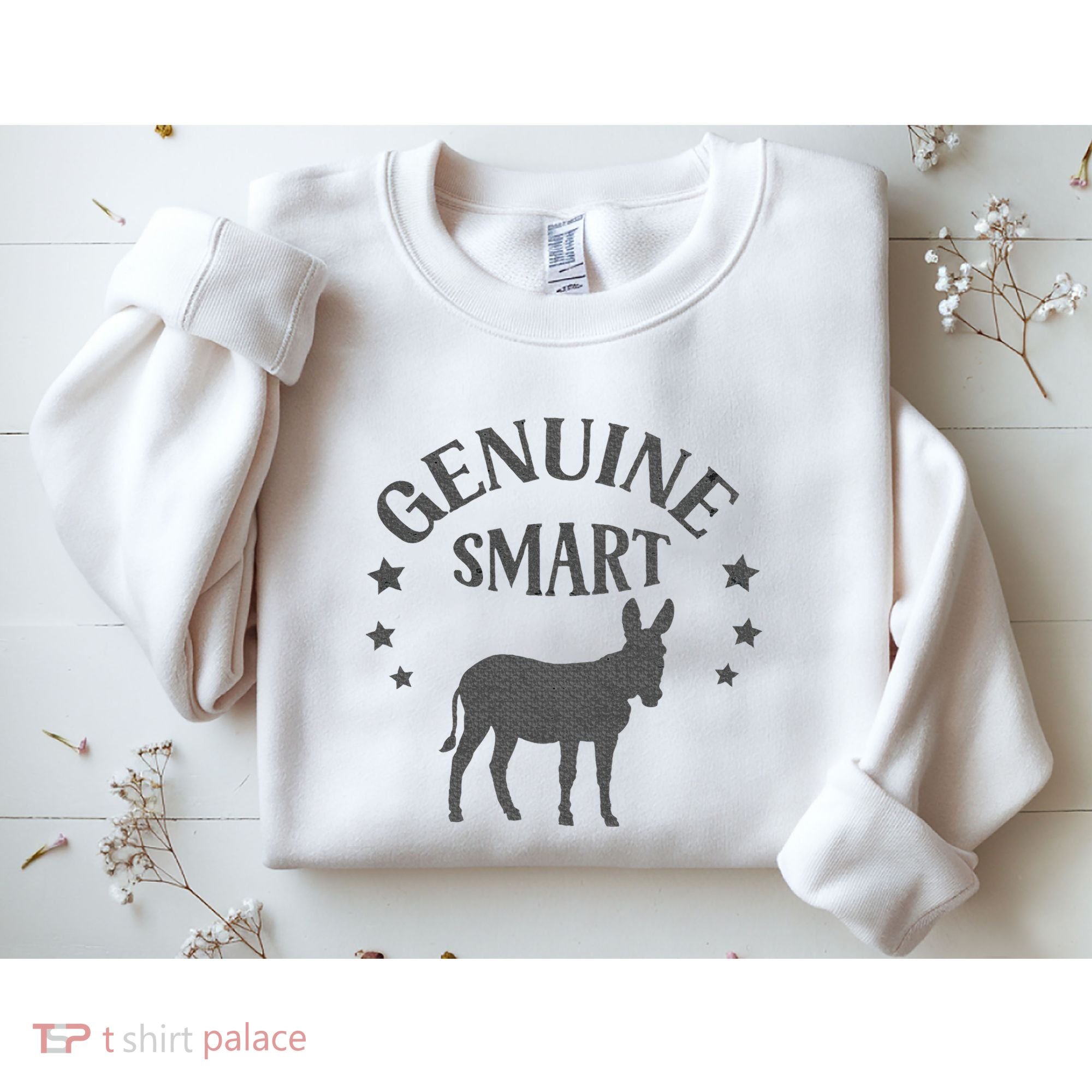 Funny Genuine Smart Ass Donkey Graphic Sweatshirt