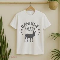 Funny Genuine Smart Ass Donkey Graphic T-Shirt thumb 2