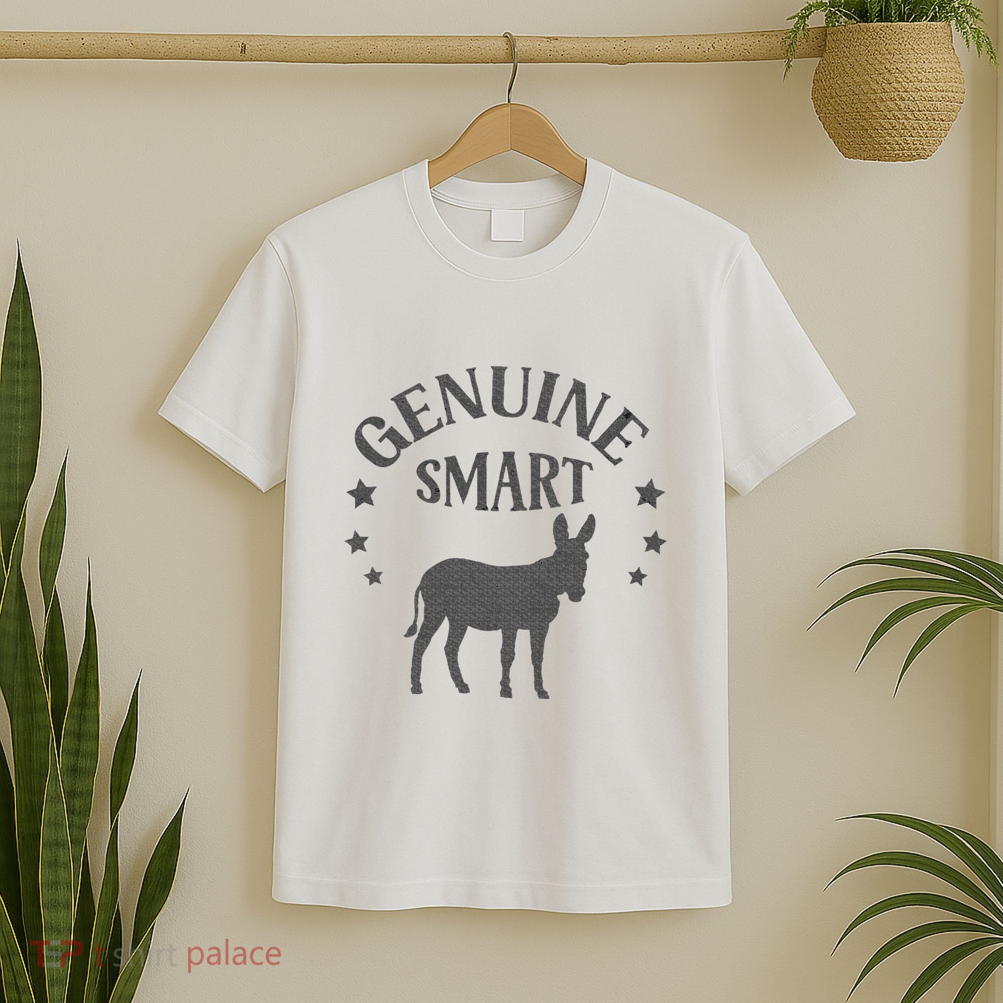 Funny Genuine Smart Ass Donkey Graphic T-Shirt