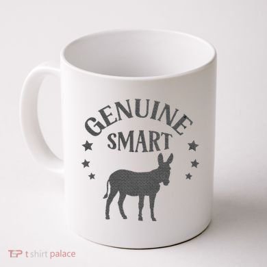 Funny Genuine Smart Ass Donkey Graphic Coffee Mug
