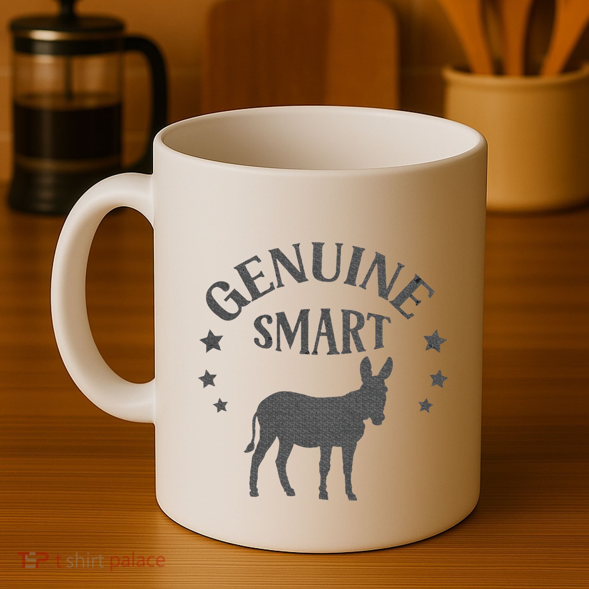 Funny Genuine Smart Ass Donkey Graphic Coffee Mug