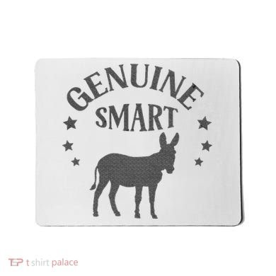 Funny Genuine Smart Ass Donkey Graphic Mousepad