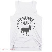 Funny Genuine Smart Ass Donkey Graphic Tank Top thumb 0