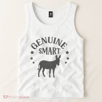 Funny Genuine Smart Ass Donkey Graphic Tank Top thumb 2