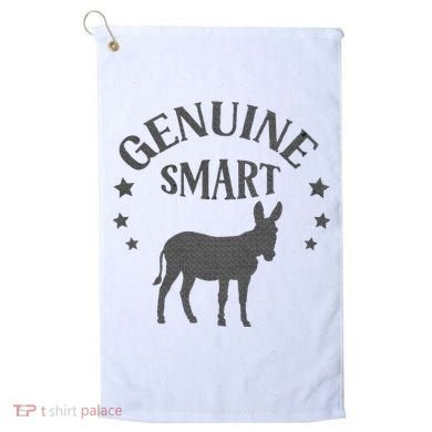 Funny Genuine Smart Ass Donkey Graphic Golf Towel