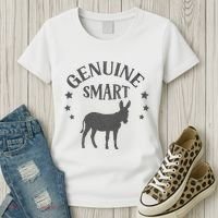 Funny Genuine Smart Ass Donkey Graphic Women's T-Shirt thumb 3