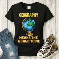 Funny Geography Saying Science Geographer Geography Women's T-Shirt thumb 3