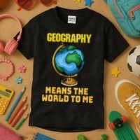 Funny Geography Saying Science Geographer Geography Kids T-Shirt thumb 3