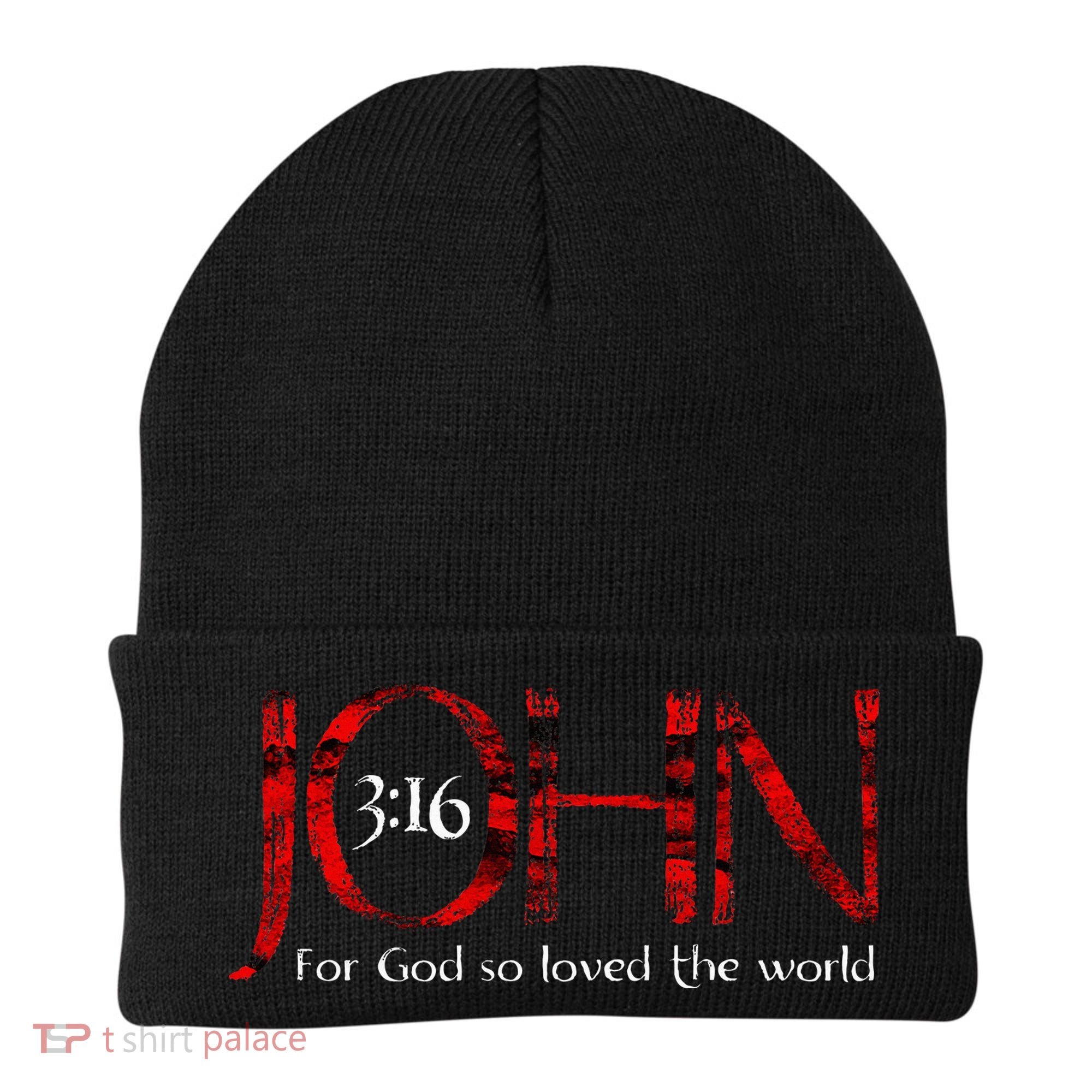For God So Loved The World John 316 Beanie