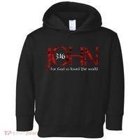 For God So Loved The World John 316 Toddler Hoodie thumb 0