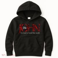 For God So Loved The World John 316 Kids Hoodie thumb 0