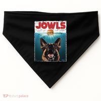 Funny German Shepherd Jowls Hamburger Gsg Dog Mom Dog Dad USA-Made Doggie Bandana thumb 0