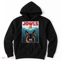 Funny German Shepherd Jowls Hamburger Gsg Dog Mom Dog Dad Hoodie thumb 0