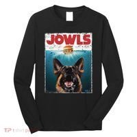 Funny German Shepherd Jowls Hamburger Gsg Dog Mom Dog Dad Long Sleeve Shirt thumb 0