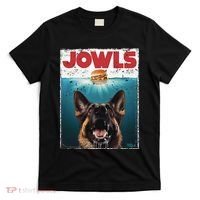 Funny German Shepherd Jowls Hamburger Gsg Dog Mom Dog Dad T-Shirt thumb 0