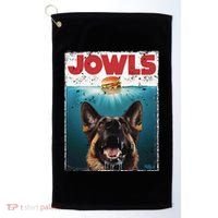 Funny German Shepherd Jowls Hamburger Gsg Dog Mom Dog Dad Golf Towel thumb 0