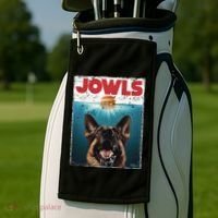 Funny German Shepherd Jowls Hamburger Gsg Dog Mom Dog Dad Golf Towel thumb 2
