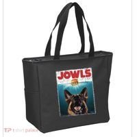 Funny German Shepherd Jowls Hamburger Gsg Dog Mom Dog Dad Tote Bag thumb 2