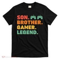 Funny Gamer Son Big Brother Gaming Legend Gift Boys Teens T-Shirt thumb 0