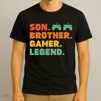 Funny Gamer Son Big Brother Gaming Legend Gift Boys Teens T-Shirt thumb 3