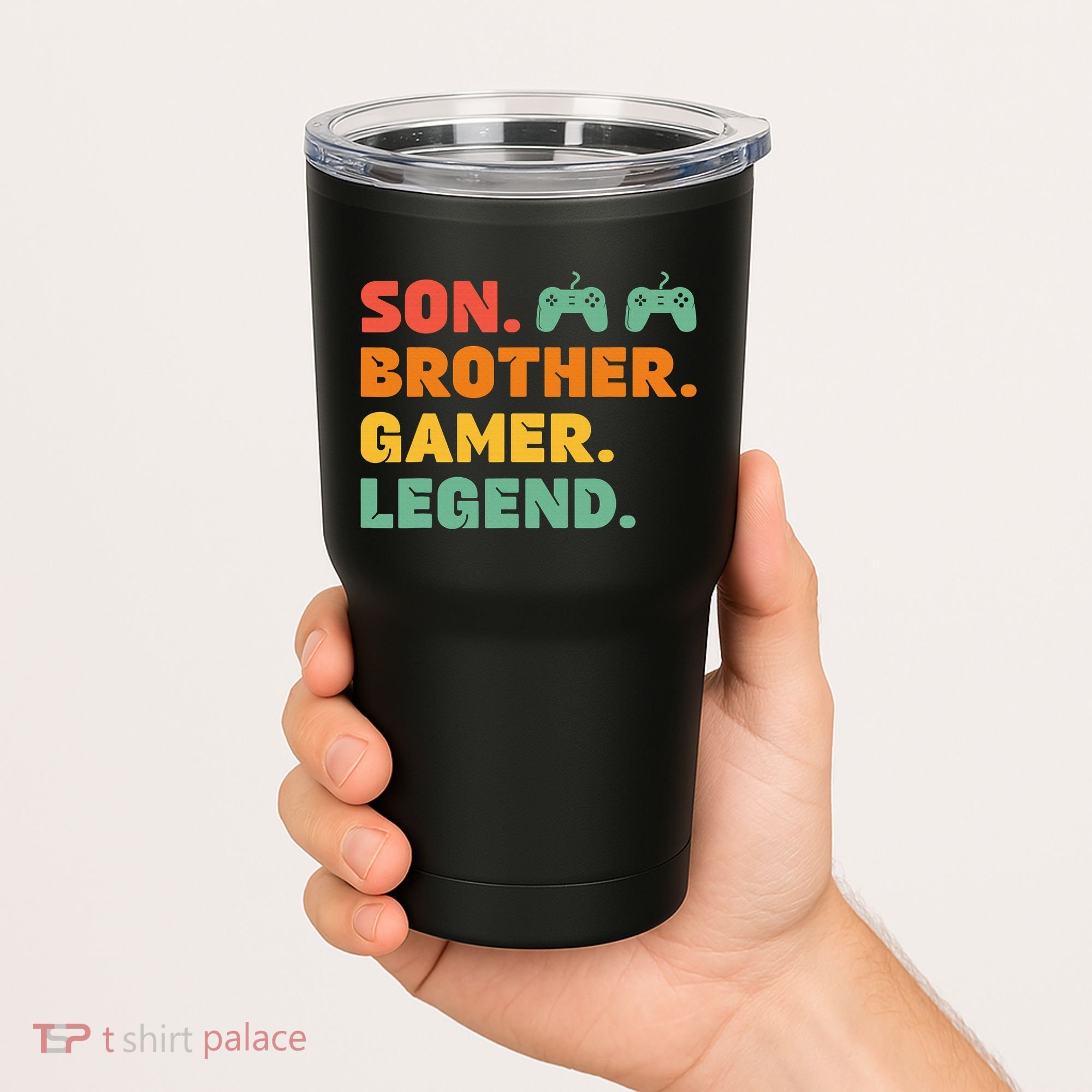 Funny Gamer Son Big Brother Gaming Legend Gift Boys Teens Tumbler