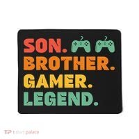 Funny Gamer Son Big Brother Gaming Legend Gift Boys Teens Mousepad thumb 0
