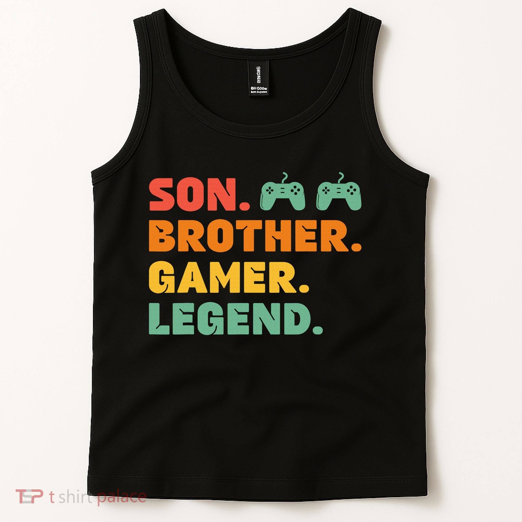 Funny Gamer Son Big Brother Gaming Legend Gift Boys Teens Tank Top
