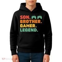Funny Gamer Son Big Brother Gaming Legend Gift Boys Teens Kids Hoodie thumb 4