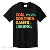 Funny Gamer Son Big Brother Gaming Legend Gift Boys Teens Kids T-Shirt thumb 0
