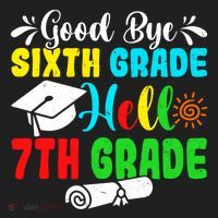 Fun Goodbye Sixth Grade Hello 7Th Grade Last Day Of School Gift Women's Sweatshirt thumb 2