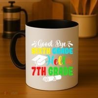 Fun Goodbye Sixth Grade Hello 7Th Grade Last Day Of School Gift Coffee Mug thumb 4