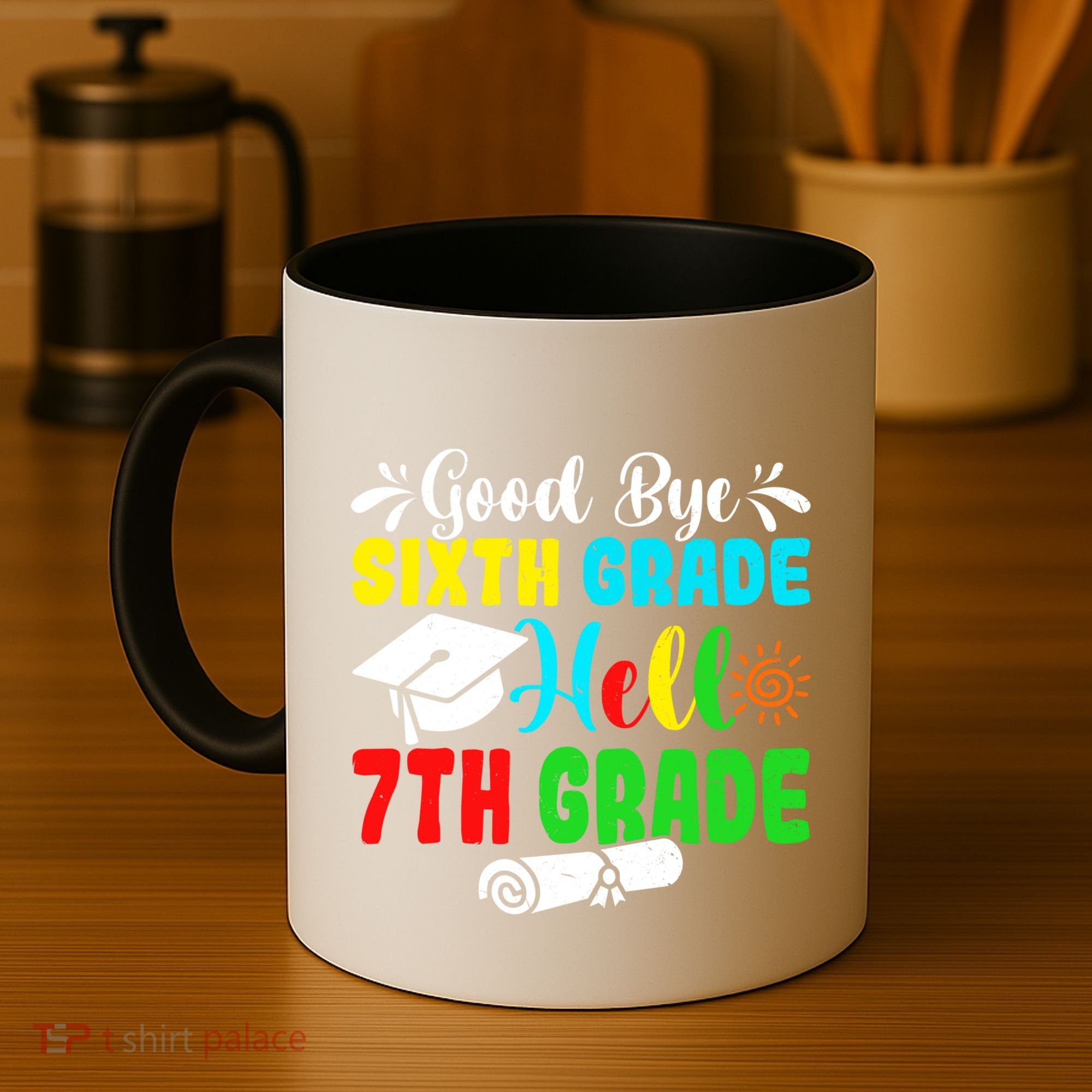 Fun Goodbye Sixth Grade Hello 7Th Grade Last Day Of School Gift Coffee Mug
