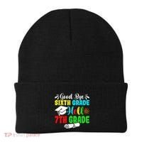 Fun Goodbye Sixth Grade Hello 7Th Grade Last Day Of School Gift Beanie thumb 0