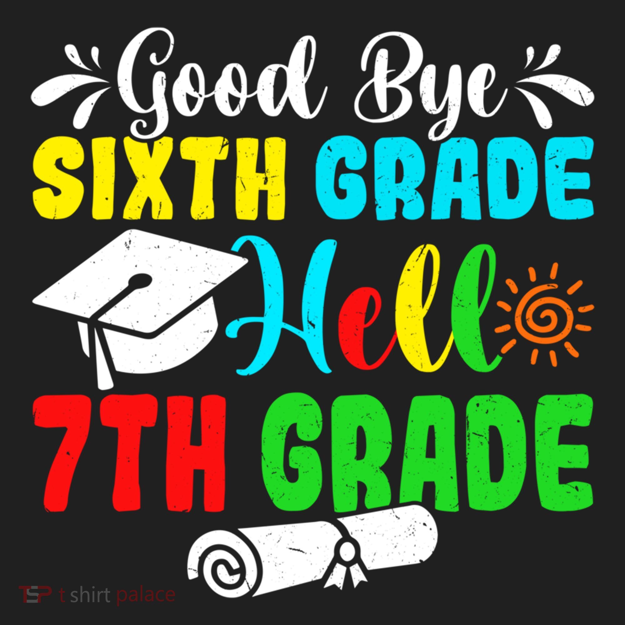 Fun Goodbye Sixth Grade Hello 7Th Grade Last Day Of School Gift Beanie