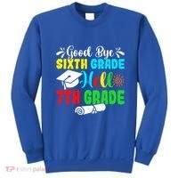 Fun Goodbye Sixth Grade Hello 7Th Grade Last Day Of School Gift Sweatshirt thumb 0