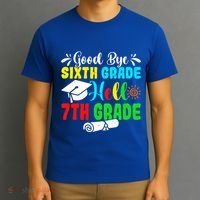 Fun Goodbye Sixth Grade Hello 7Th Grade Last Day Of School Gift T-Shirt thumb 3