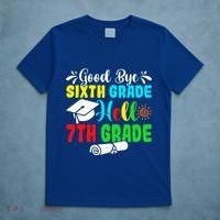 Fun Goodbye Sixth Grade Hello 7Th Grade Last Day Of School Gift T-Shirt thumb 5