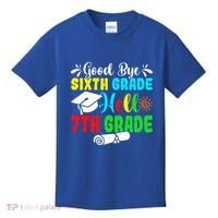 Fun Goodbye Sixth Grade Hello 7Th Grade Last Day Of School Gift Kids T-Shirt thumb 0