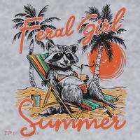 Feral Girl Summer Women's Sweatshirt thumb 2