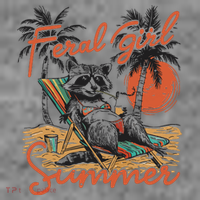 Feral Girl Summer Toddler Hoodie thumb 2