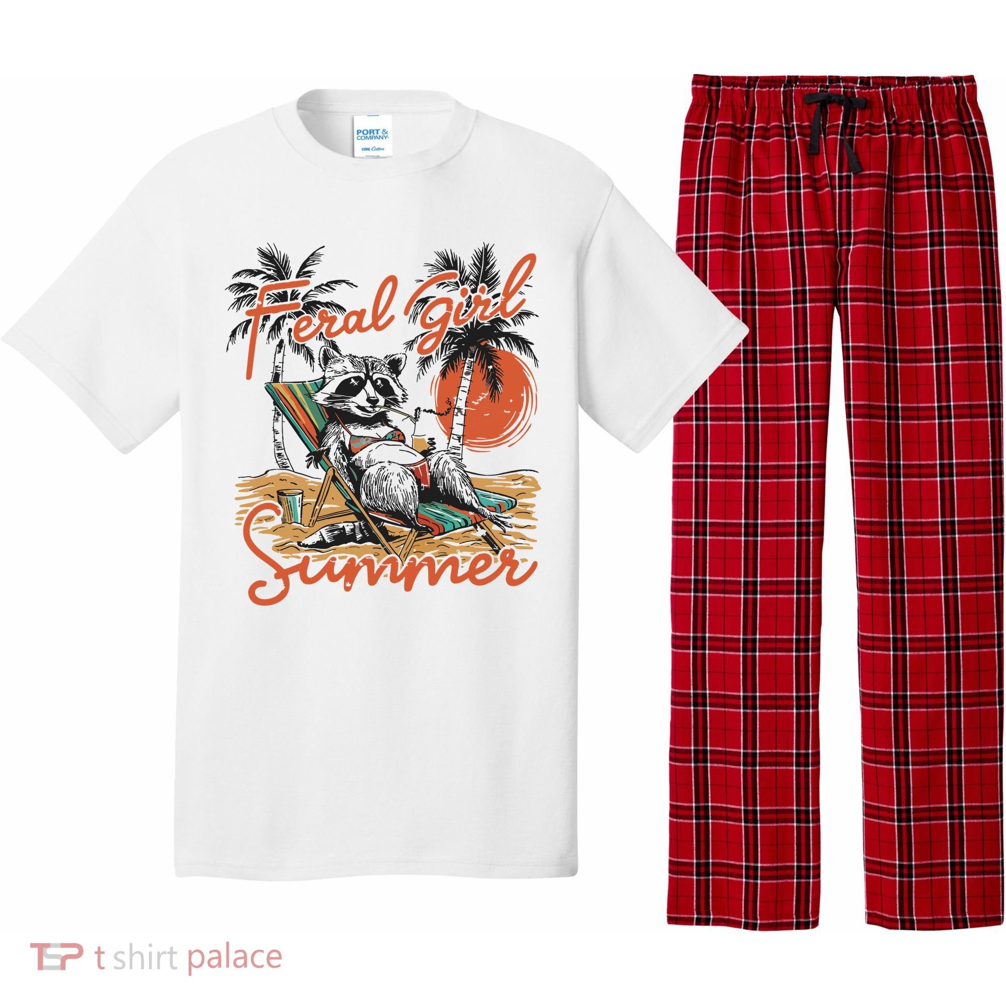 Feral Girl Summer Pajama Set